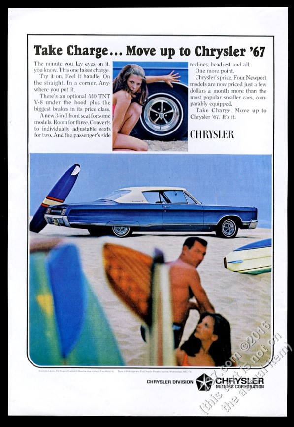 Chrysler vintage surfboard