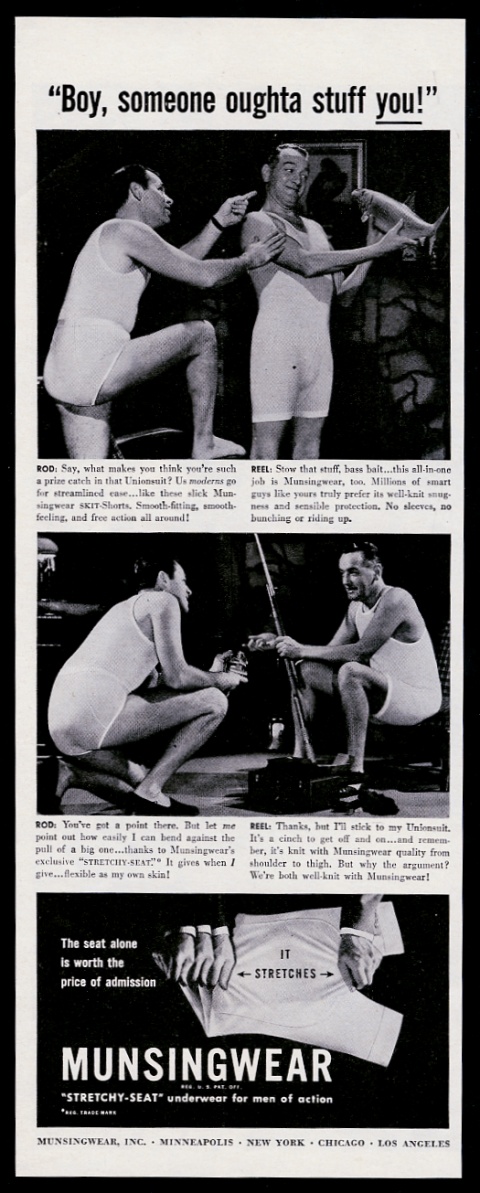 1945 Munsingwear Underwear 2 Men Photo Someone Oughta Stuff You Vintage ...