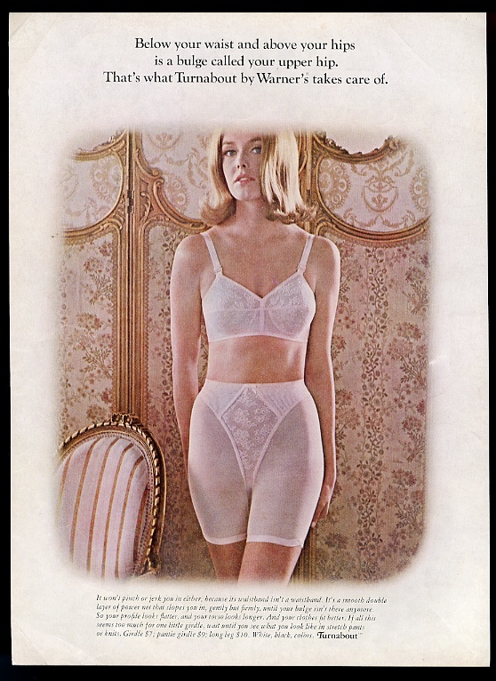 1965 Warner S Lingerie Turnabout Panty Pantie Girdle Bra Woman Photo Print Ad Ebay