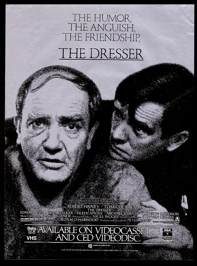 1984 The Dresser Movie Release Albert Finney Tom Courtenay Photo