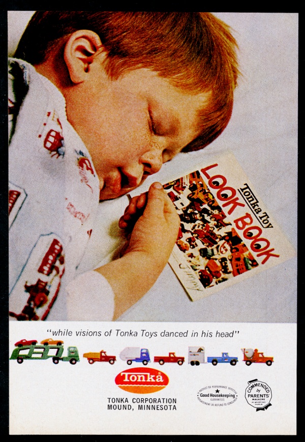 1968 Tonka toy truck car carrier horse trailer etc Xmas vintage print advertisement