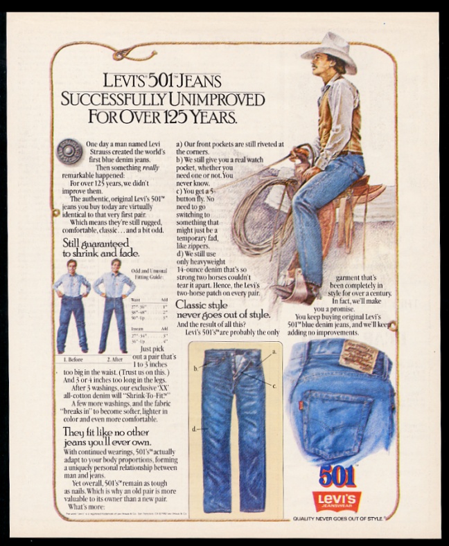 levi cowboy jeans