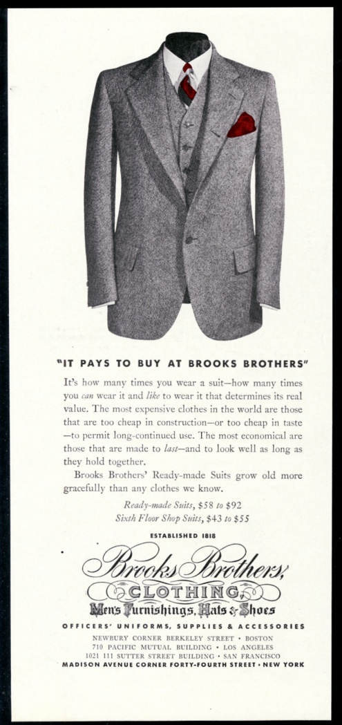 brooks brothers officer's coat