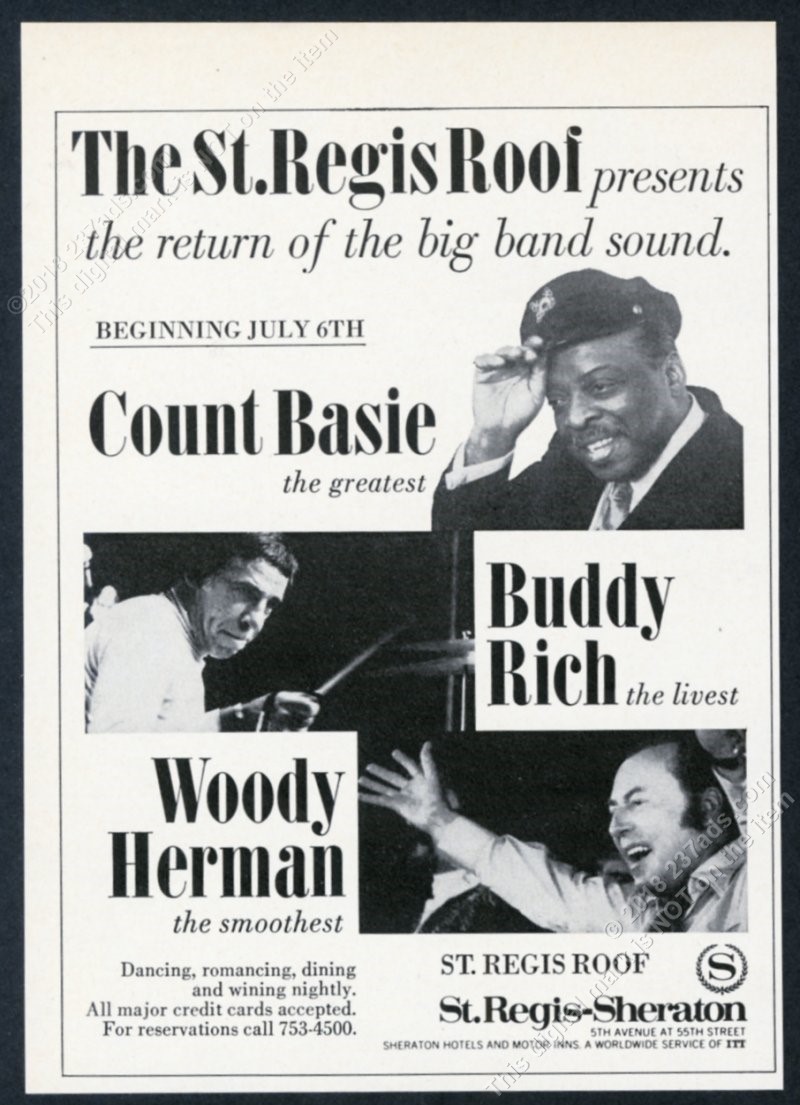 COUNT BASIE ORIGINAL CONCERT TICKETS AUBURN NY MARCH 25TH 1972 UNUSED CONDITION